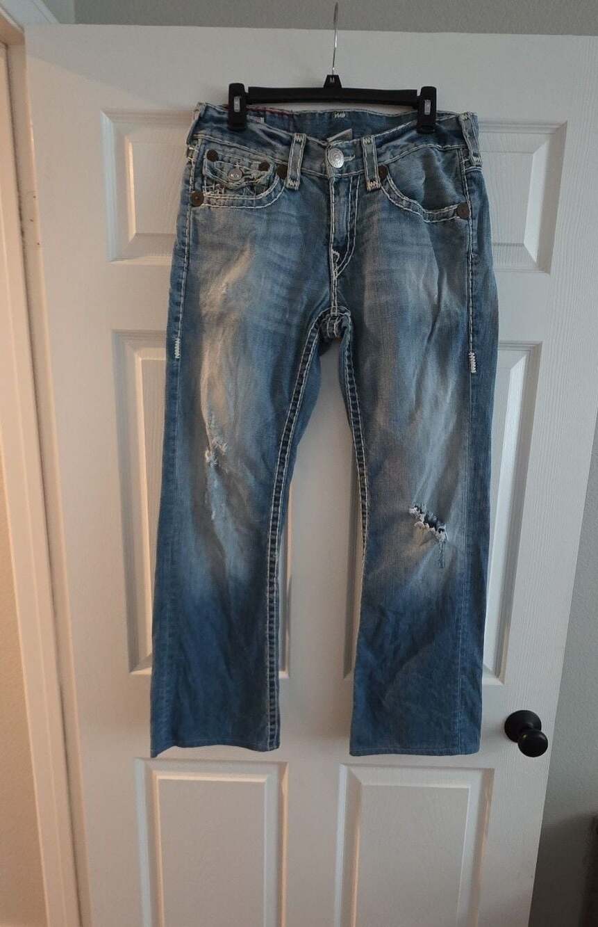 2007 True Religion Billy Super T Jeans Size 32 USA Y2K